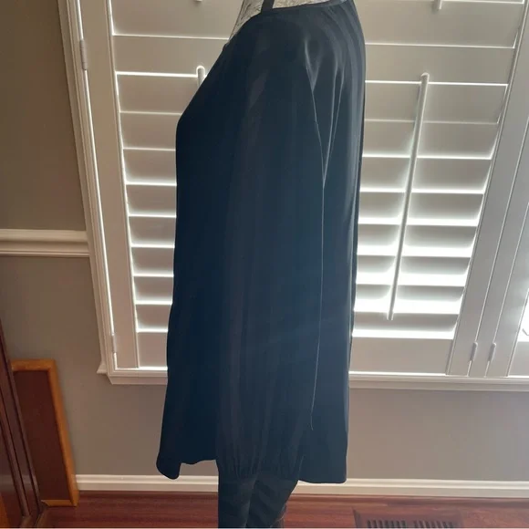 Chico's Black Label Striped Blouse - Picture 5 of 7